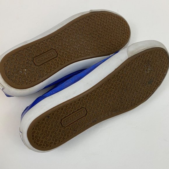 Coach Shoes Coach Barrett Royal Blue Tennis Shoes Low Top Sneakers